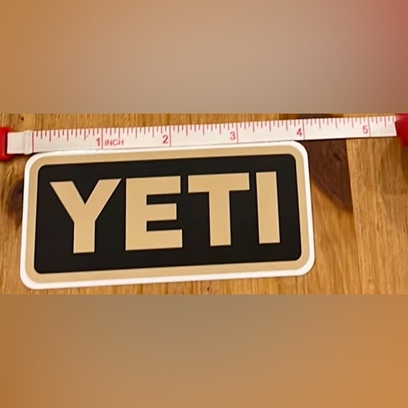Brand new 4  Sets of  5 YETI stickers Camping Outdoors get yours!! - Picture 4 of 5